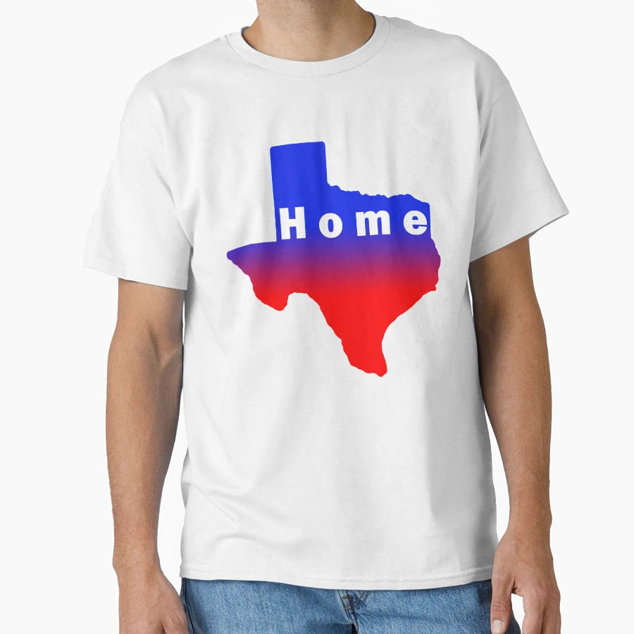 Iskybibblle Home Range Texas Red T-Shirt - Fun Novelty Design Men Women - T-Shirt, Sweatshirt, Hoodie