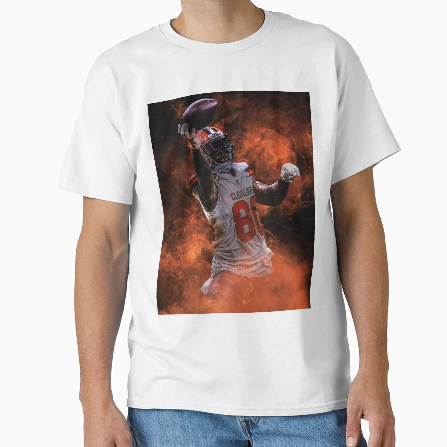 Jarvis Landry Cleveland Sports Art T-Shirt - Aesthetic Graphic Men Women - T-Shirt, Sweatshirt, Hoodie