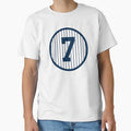 Mickey Mantle New York 7 T-Shirt - Streetwear Style for Adults - T-Shirt, Sweatshirt, Hoodie