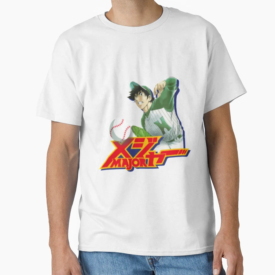 Goro Shigeno Major T-Shirt - Custom Art Print for Adults - T-Shirt, Sweatshirt, Hoodie