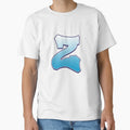 Letter Z Blue T-Shirt - Minimalist Print for Adults - T-Shirt, Sweatshirt, Hoodie