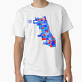 Red Blue Chi Town T-Shirt - Aesthetic Graphic Unisex - T-Shirt, Sweatshirt, Hoodie