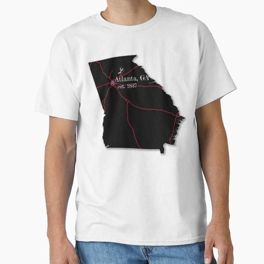 Atlanta Ga T-Shirt - Fun Novelty Design Unisex - T-Shirt, Sweatshirt, Hoodie