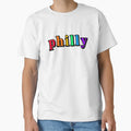 Philly Rainbow T-Shirt - Novelty Apparel for Adults - T-Shirt, Sweatshirt, Hoodie