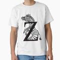 Z Zebra T-Shirt - Minimalist Print Unisex - T-Shirt, Sweatshirt, Hoodie