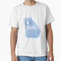Atlanta Ga Periwinkle T-Shirt - Trendy Graphic Men Women - T-Shirt, Sweatshirt, Hoodie