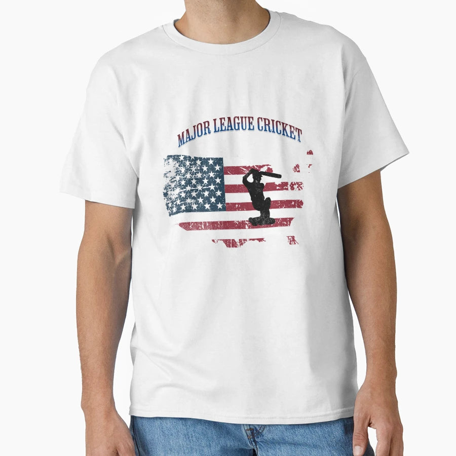 Major League Cricket T-Shirt - Fun Novelty Design for Adults - T-Shirt, Sweatshirt, Hoodie