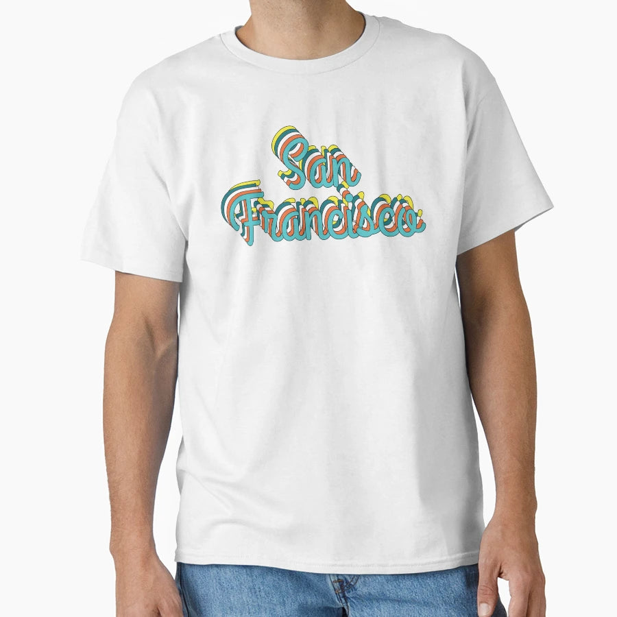 San Francisco California T-Shirt - Graphic Print for Adults - T-Shirt, Sweatshirt, Hoodie
