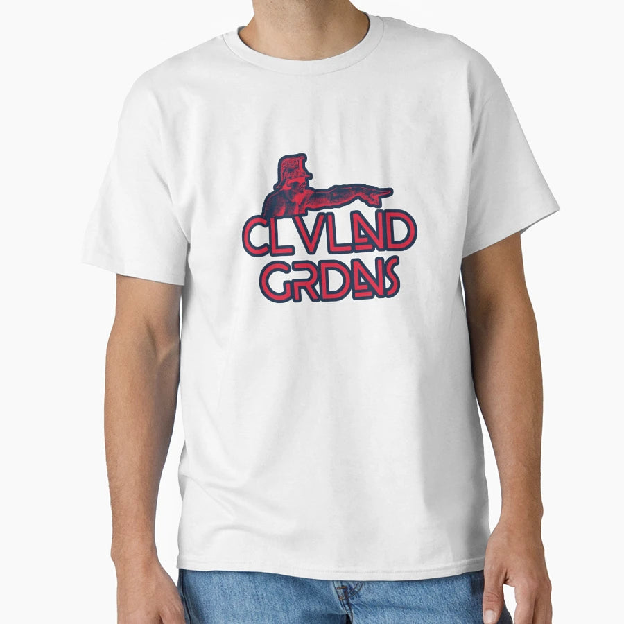 Clvlnd Grdns Cleveland Sports T-Shirt - Custom Art Print Men Women - T-Shirt, Sweatshirt, Hoodie