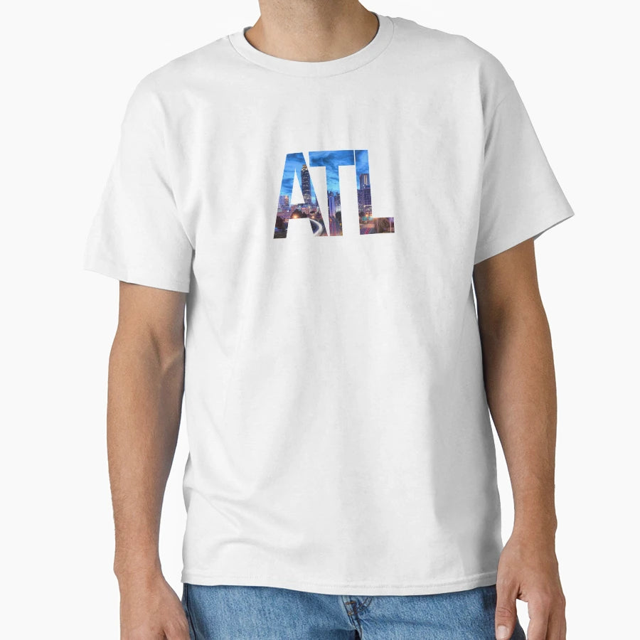 Atlanta Night T-Shirt - Minimalist Print for Adults - T-Shirt, Sweatshirt, Hoodie