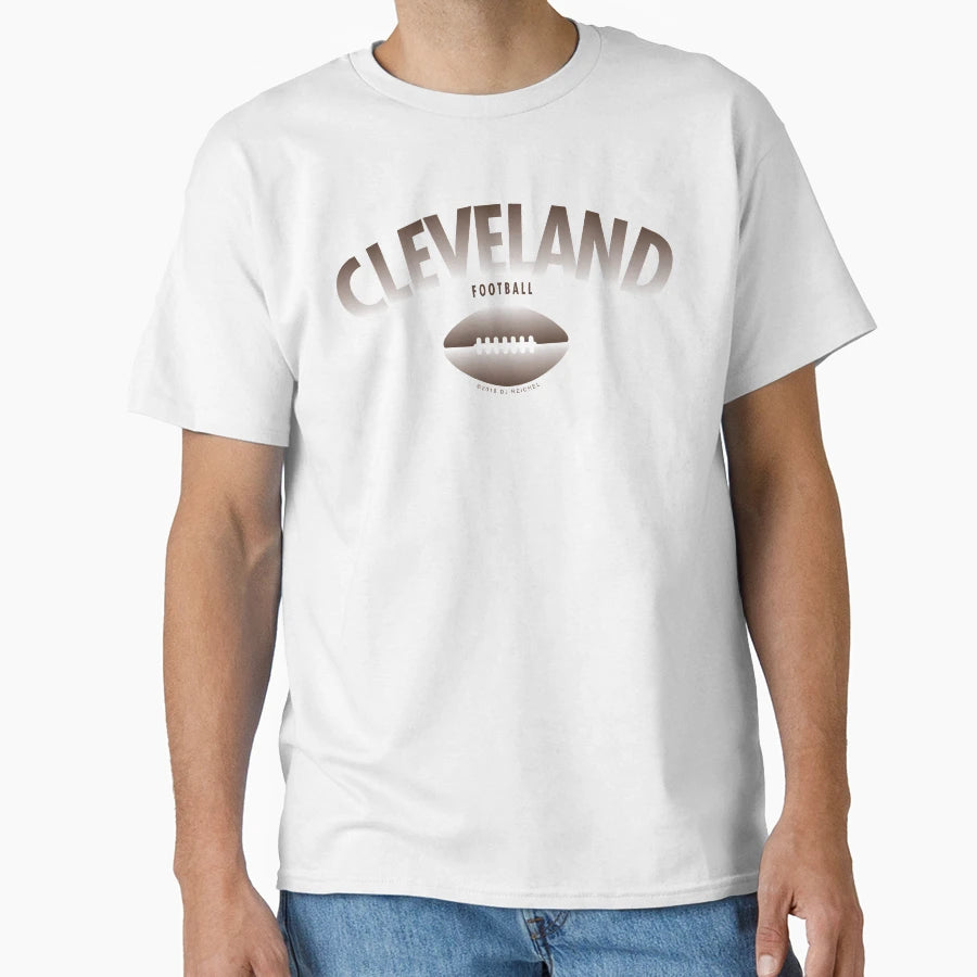 Cleveland Football T-Shirt - Novelty Apparel Unisex - T-Shirt, Sweatshirt, Hoodie