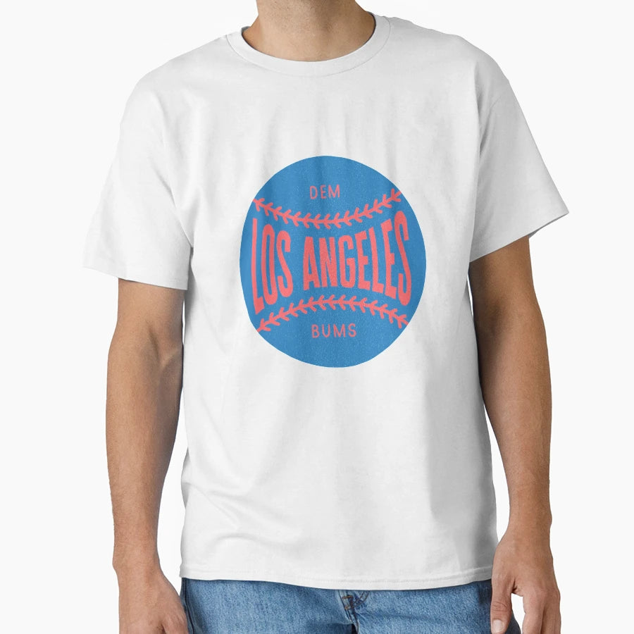 Los Angeles Baseball Ball Stitching T-Shirt - Streetwear Style for Adults - T-Shirt, Sweatshirt, Hoodie