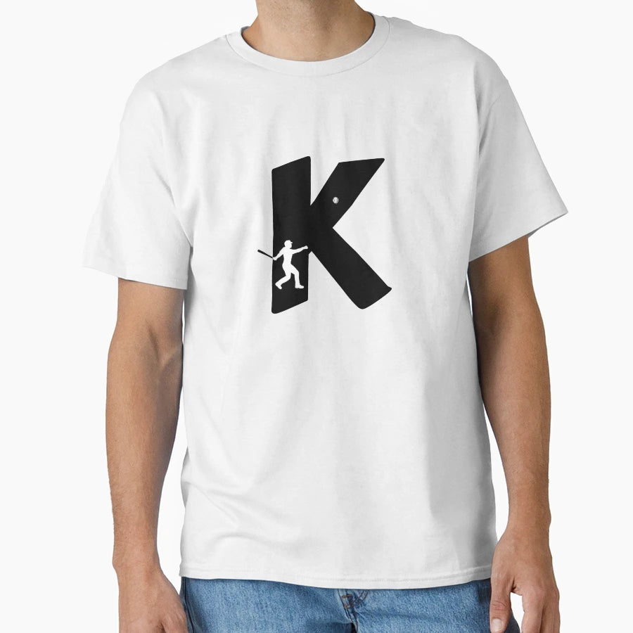 Personalized Baseball Initial K T-Shirt - Aesthetic Graphic Unisex - T-Shirt, Sweatshirt, Hoodie