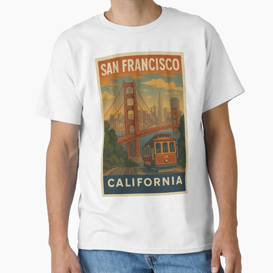 San Francisco Bay Area T-Shirt - Unique Graphic Unisex - T-Shirt, Sweatshirt, Hoodie