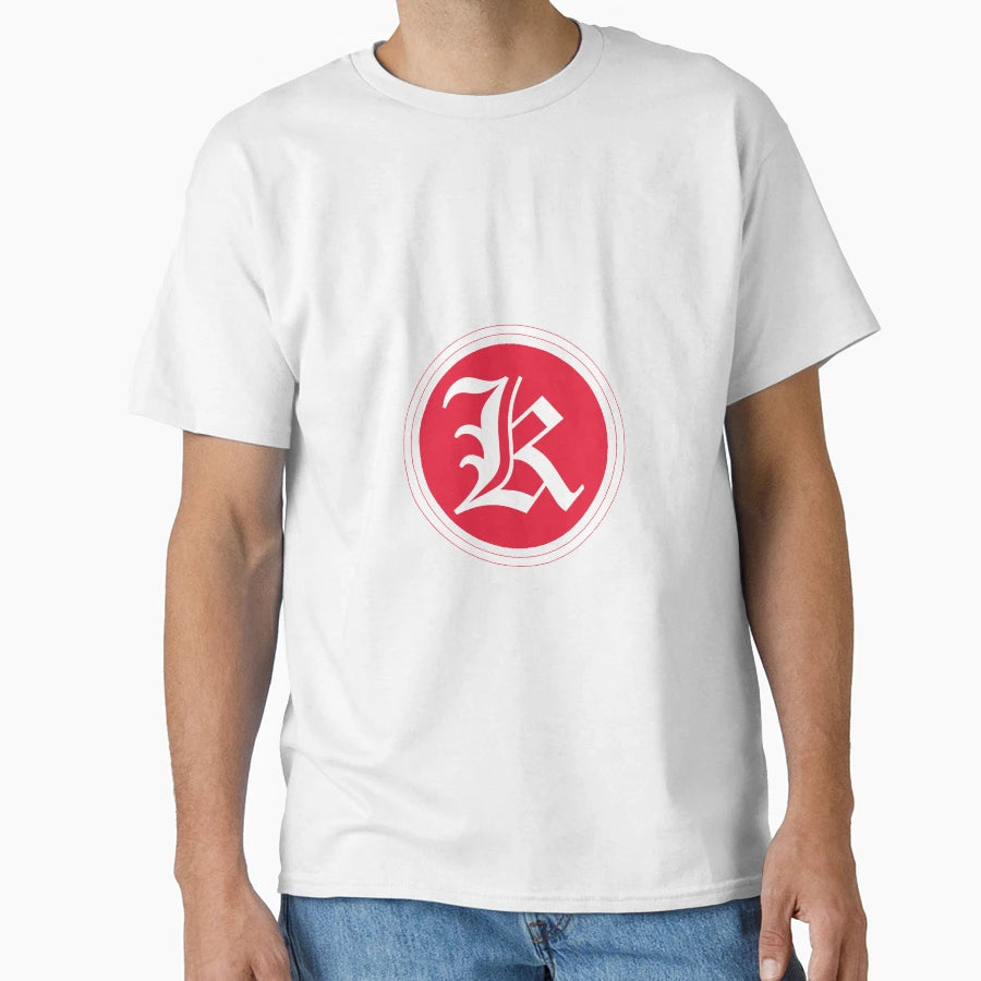 K Red Chevron T-Shirt - Graphic Print Unisex - T-Shirt, Sweatshirt, Hoodie