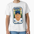 Baseball Blue Pinstripes Deuce T-Shirt - Custom Art Print for Adults - T-Shirt, Sweatshirt, Hoodie