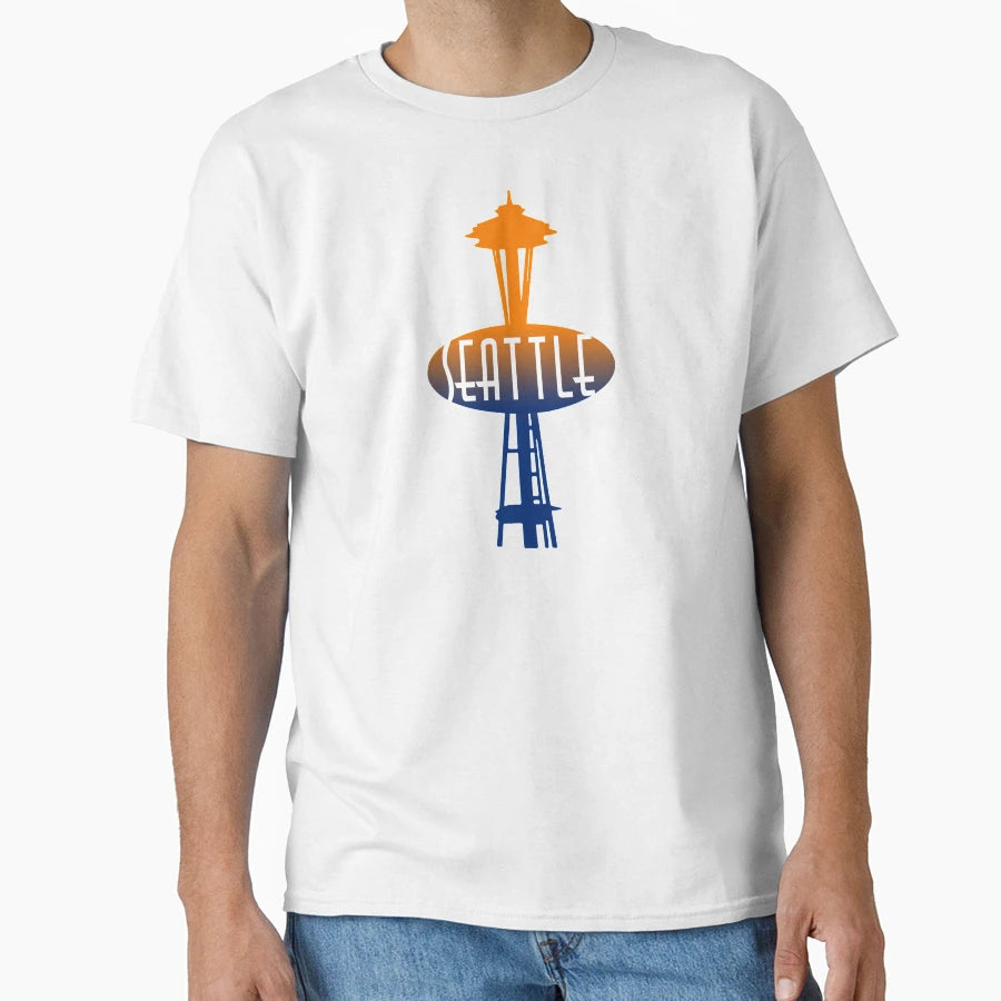 Seattle T-Shirt - Graphic Print for Adults - T-Shirt, Sweatshirt, Hoodie