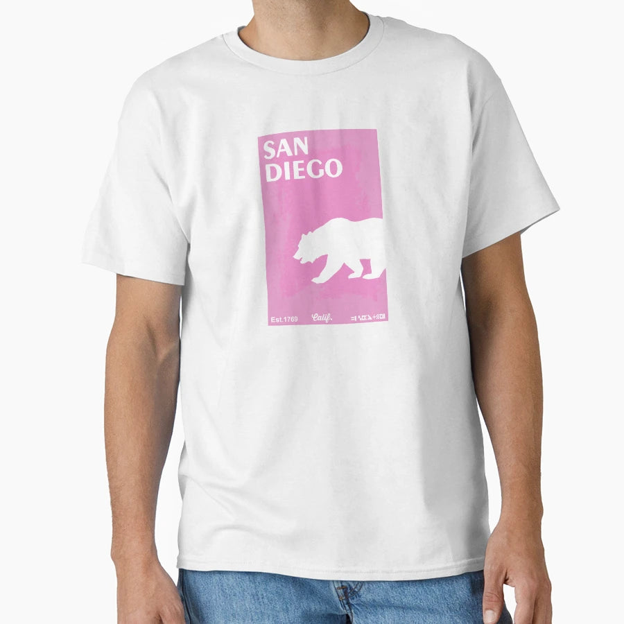 San Diego California T-Shirt - Custom Art Print Unisex - T-Shirt, Sweatshirt, Hoodie