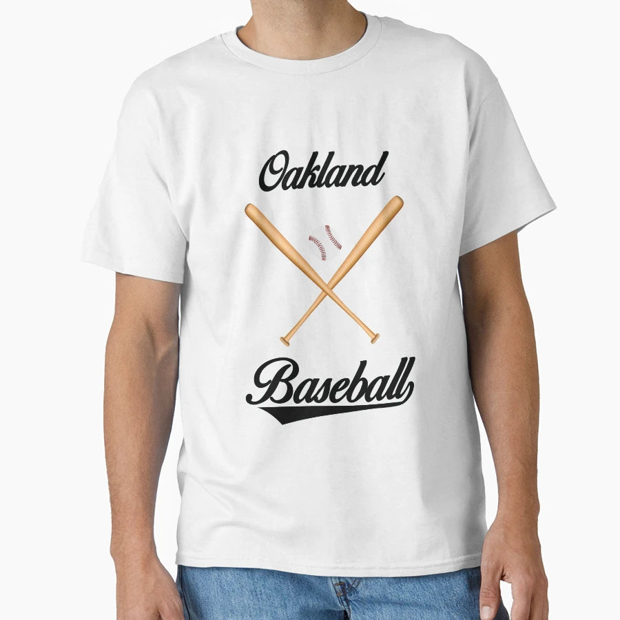 Oakland Baseball And T-Shirt - Custom Art Print for Adults - T-Shirt, Sweatshirt, Hoodie