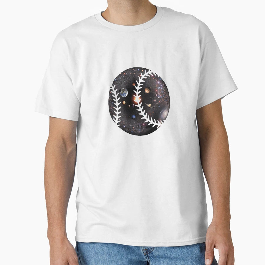 Baseball Ball Universe T-Shirt - Custom Art Print Unisex - T-Shirt, Sweatshirt, Hoodie