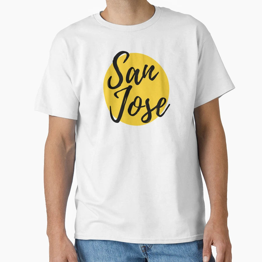San Jose California T-Shirt - Minimalist Print Men Women - T-Shirt, Sweatshirt, Hoodie