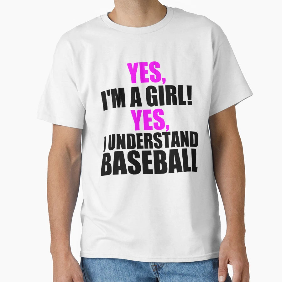 Yes Im Yes I Understand Baseball T-Shirt - Aesthetic Graphic Men Women - T-Shirt, Sweatshirt, Hoodie