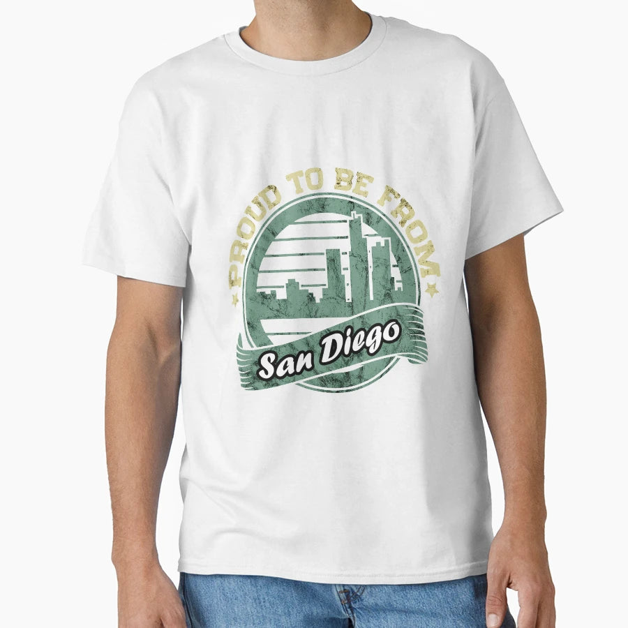 San Diego Skyline City Home T-Shirt - Novelty Apparel Men Women - T-Shirt, Sweatshirt, Hoodie