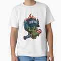 New York Skull Hustler T-Shirt - Aesthetic Graphic for Adults - T-Shirt, Sweatshirt, Hoodie