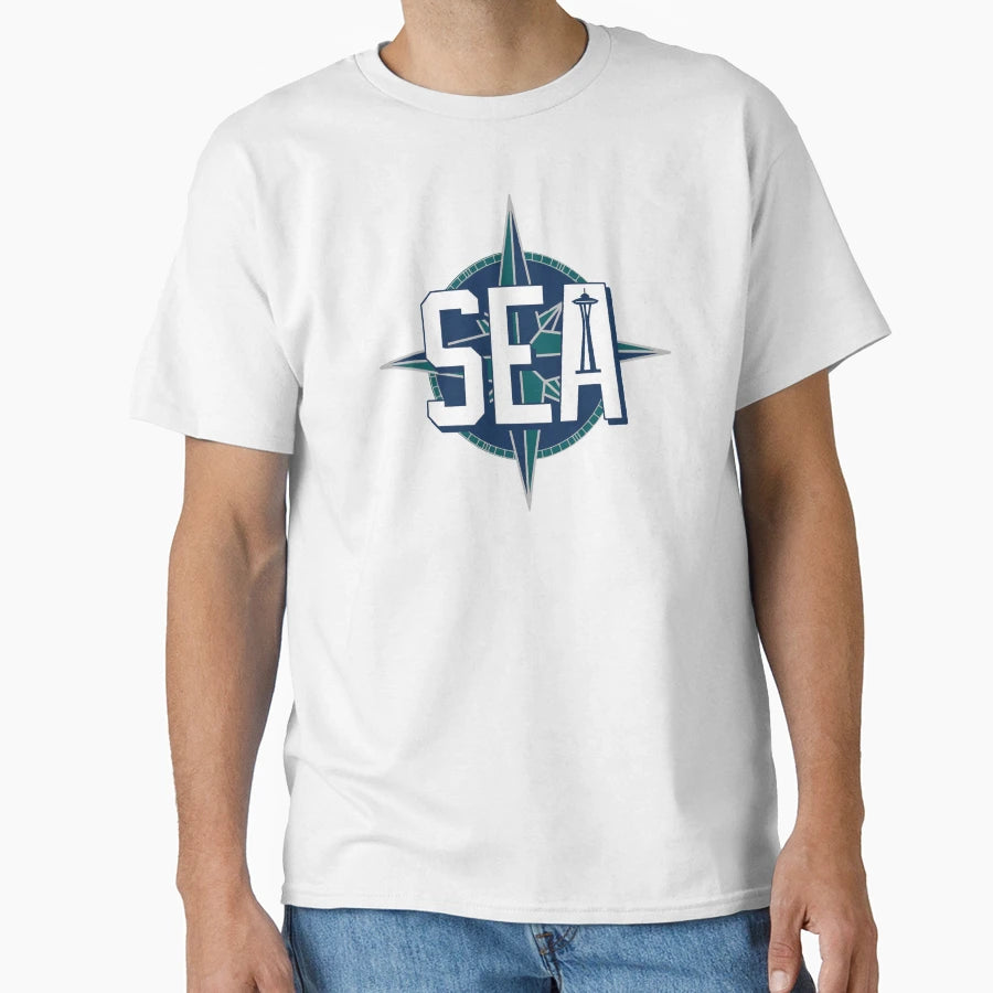 Seattle Compass T-Shirt - Unique Graphic Men Women - T-Shirt, Sweatshirt, Hoodie