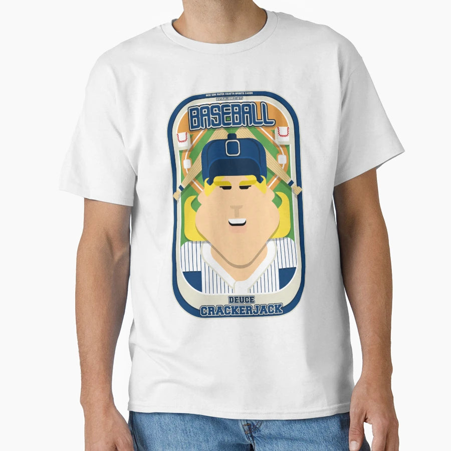 Baseball Blue Pinstripes Deuce T-Shirt - Streetwear Style Unisex - T-Shirt, Sweatshirt, Hoodie