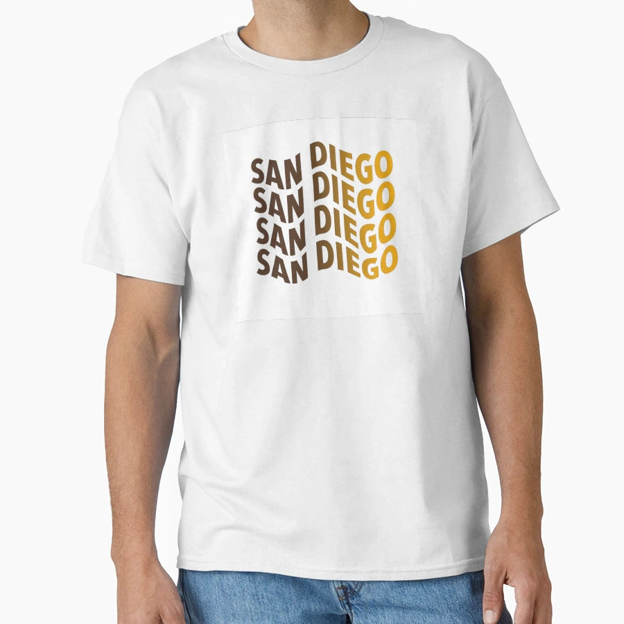 San Diego Waves T-Shirt - Casual Everyday Wear Men Women - T-Shirt, Sweatshirt, Hoodie