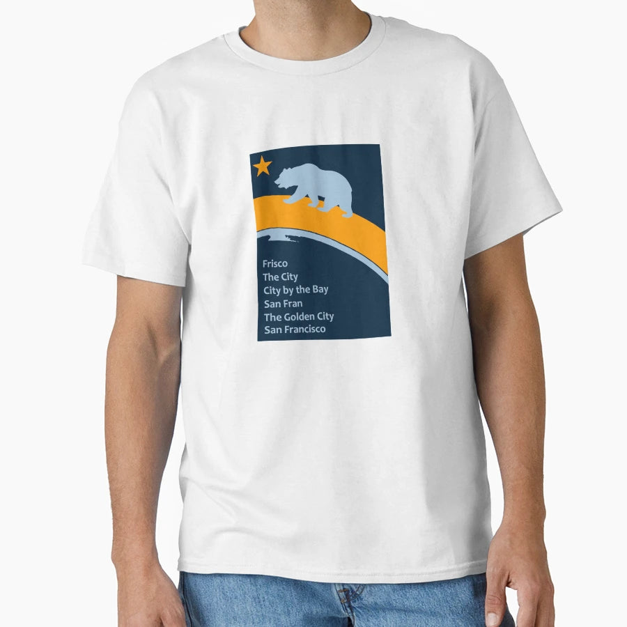 San Francisco T-Shirt - Minimalist Print Men Women - T-Shirt, Sweatshirt, Hoodie