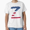 Letter Z Capital Alphabet American T-Shirt - Trendy Graphic for Adults - T-Shirt, Sweatshirt, Hoodie