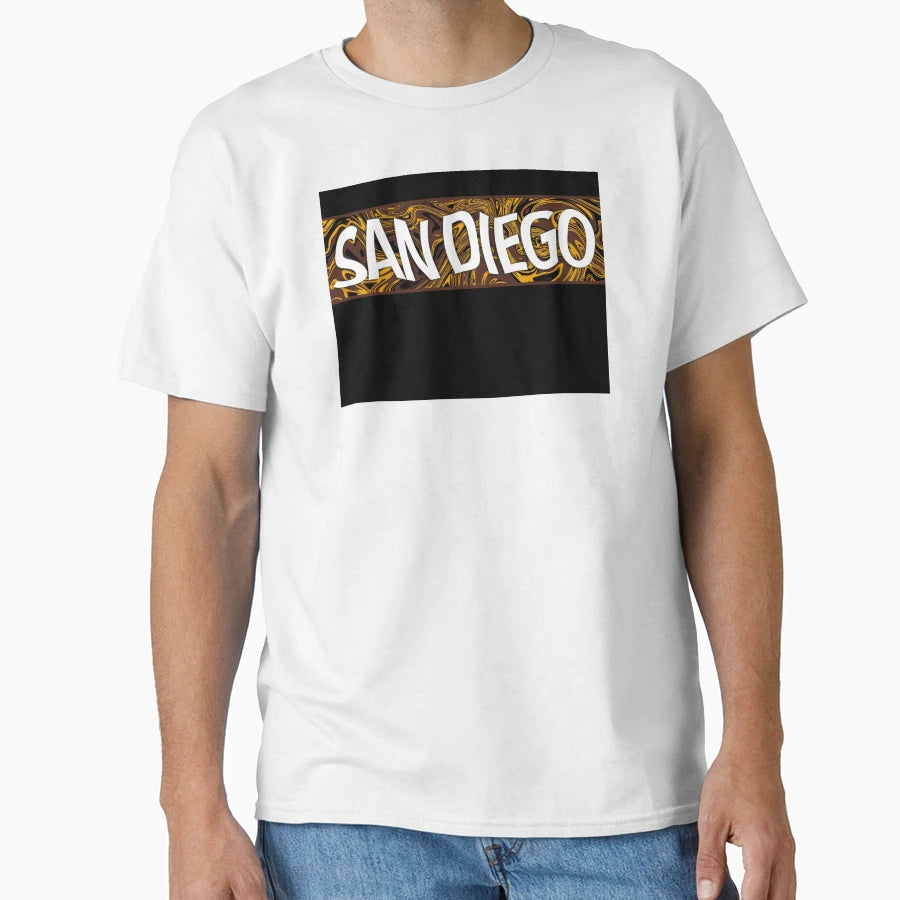 San Diego Groovy T-Shirt - Graphic Print Men Women - T-Shirt, Sweatshirt, Hoodie