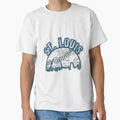 St Louis Missouri Skyline T-Shirt - Fun Novelty Design Unisex - T-Shirt, Sweatshirt, Hoodie