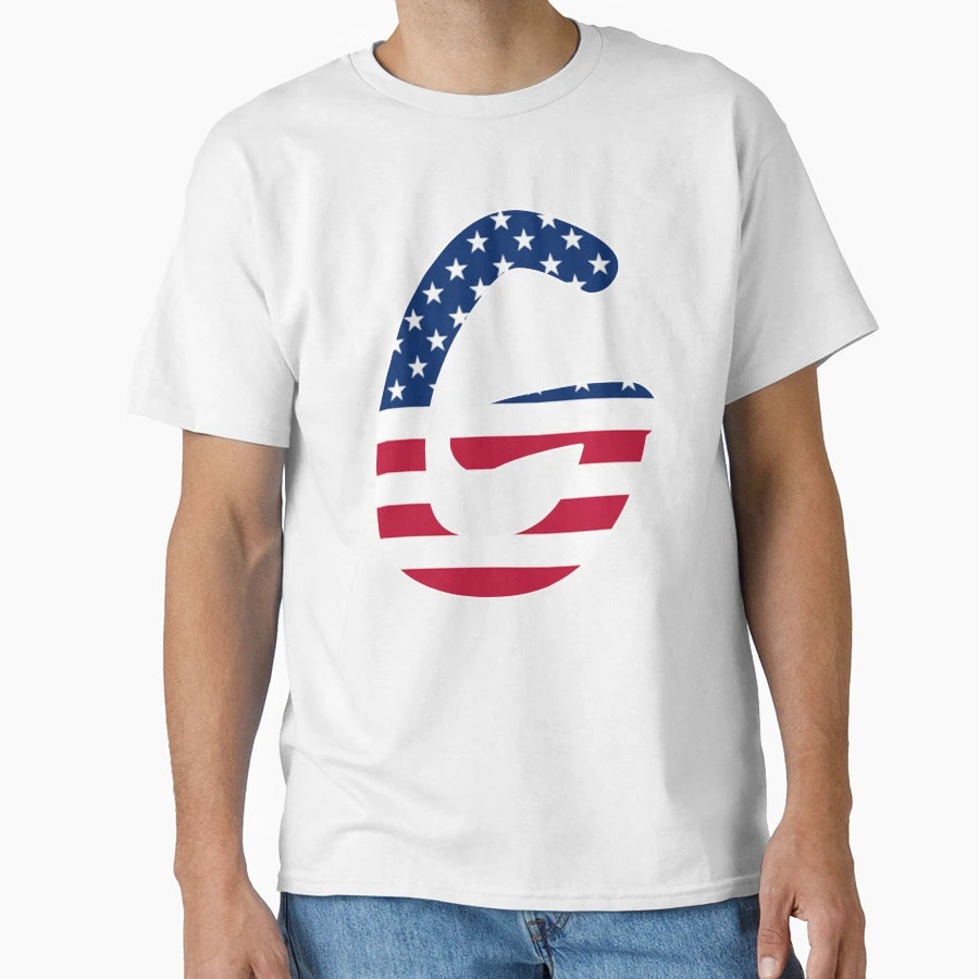 Letter G Capital Alphabet American T-Shirt - Unique Graphic for Adults - T-Shirt, Sweatshirt, Hoodie