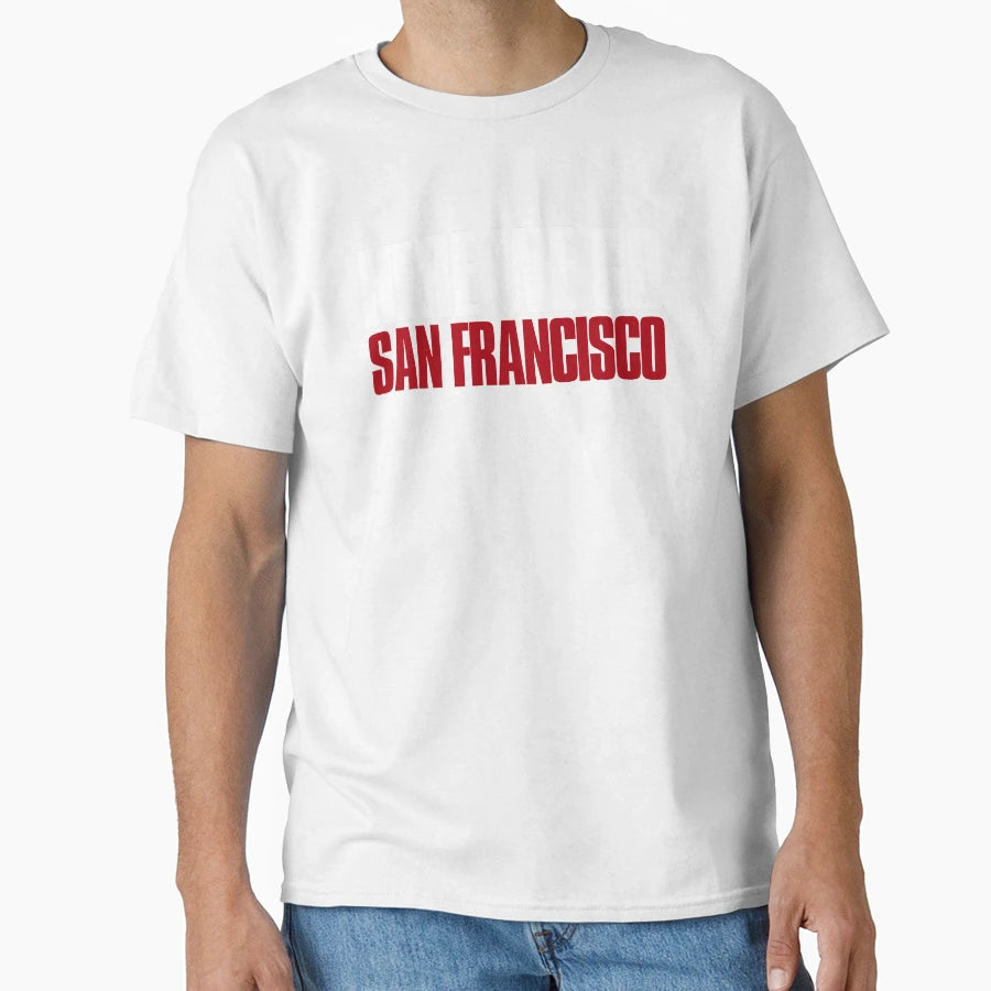 Here We Go San Francisco Sports Fan T-Shirt - Fun Novelty Design for Adults - T-Shirt, Sweatshirt, Hoodie