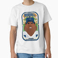 Baseball Blue Pinstripes Rhubarb T-Shirt - Aesthetic Graphic Men Women - T-Shirt, Sweatshirt, Hoodie
