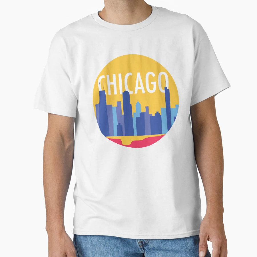 Chicago T-Shirt - Custom Art Print for Adults - T-Shirt, Sweatshirt, Hoodie