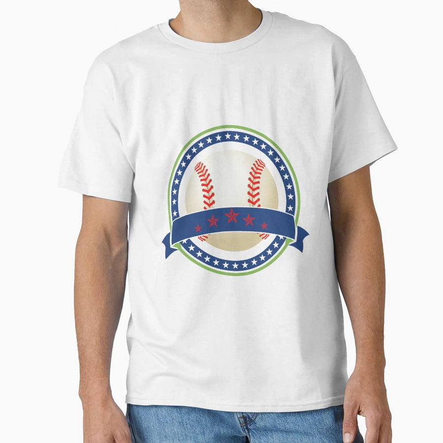 Baseball Stars T-Shirt - Minimalist Print Men Women - T-Shirt, Sweatshirt, Hoodie