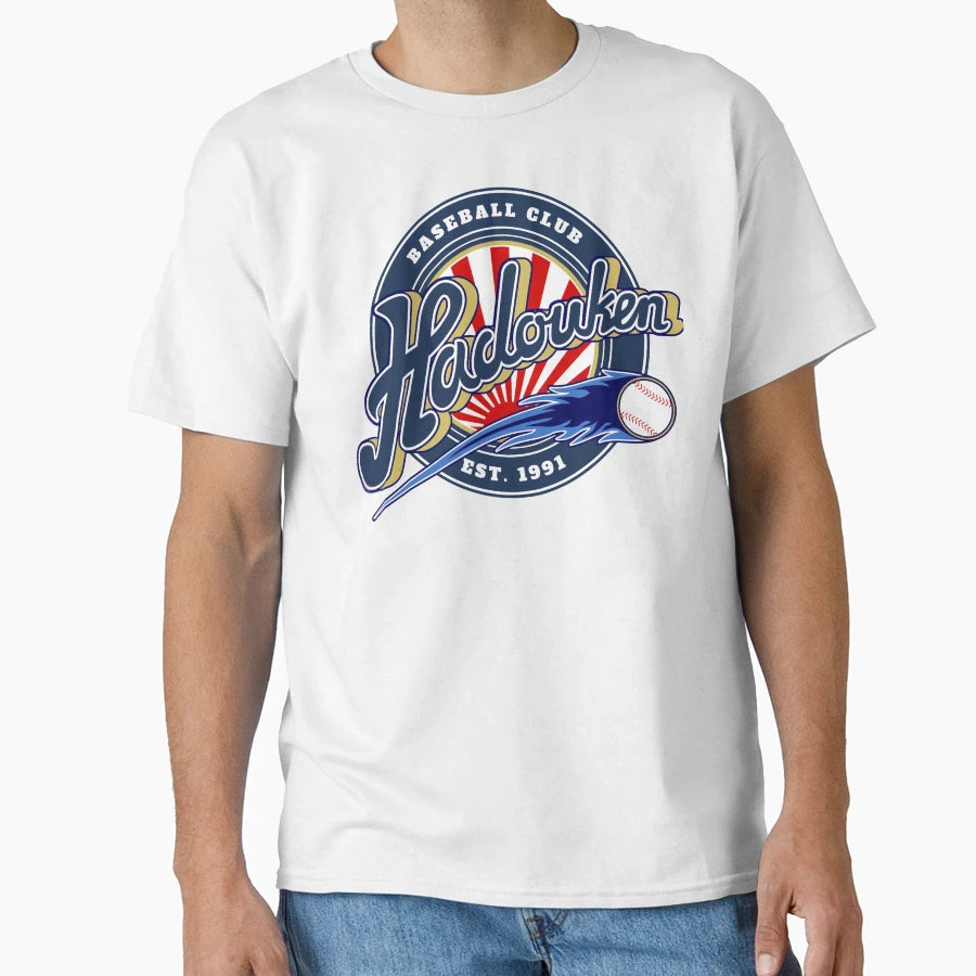 Hadouken Baseball Club T-Shirt - Novelty Apparel Men Women - T-Shirt, Sweatshirt, Hoodie