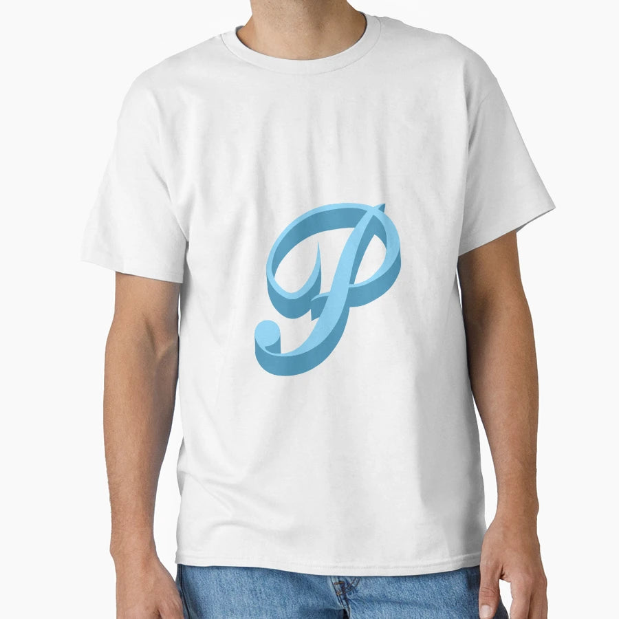 Letter P T-Shirt - Minimalist Print Unisex - T-Shirt, Sweatshirt, Hoodie