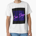 80S San Diego California T-Shirt - Graphic Print for Adults - T-Shirt, Sweatshirt, Hoodie