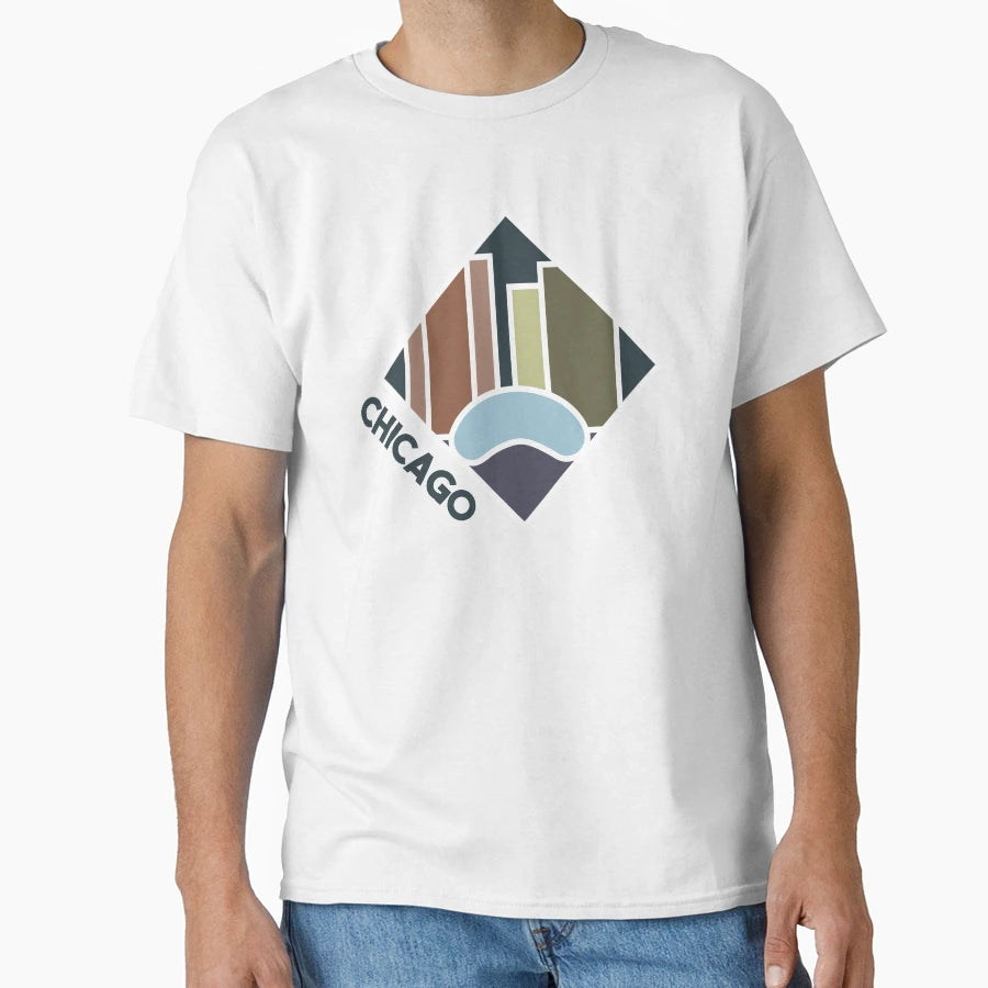 Chicago Usa T-Shirt - Unique Graphic for Adults - T-Shirt, Sweatshirt, Hoodie
