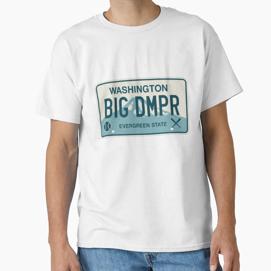 Cal Raleigh Big Dumper License Plate T-Shirt - Trendy Graphic for Adults - T-Shirt, Sweatshirt, Hoodie