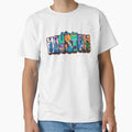 Greetings From Houston Art T-Shirt - Minimalist Print Unisex - T-Shirt, Sweatshirt, Hoodie