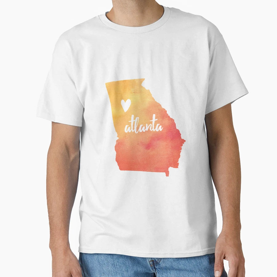 Atlanta Ga T-Shirt - Graphic Print Men Women - T-Shirt, Sweatshirt, Hoodie