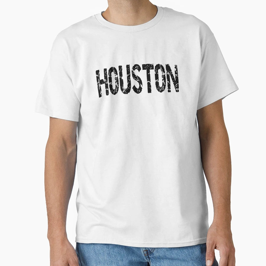 Houston T-Shirt - Minimalist Print Men Women - T-Shirt, Sweatshirt, Hoodie