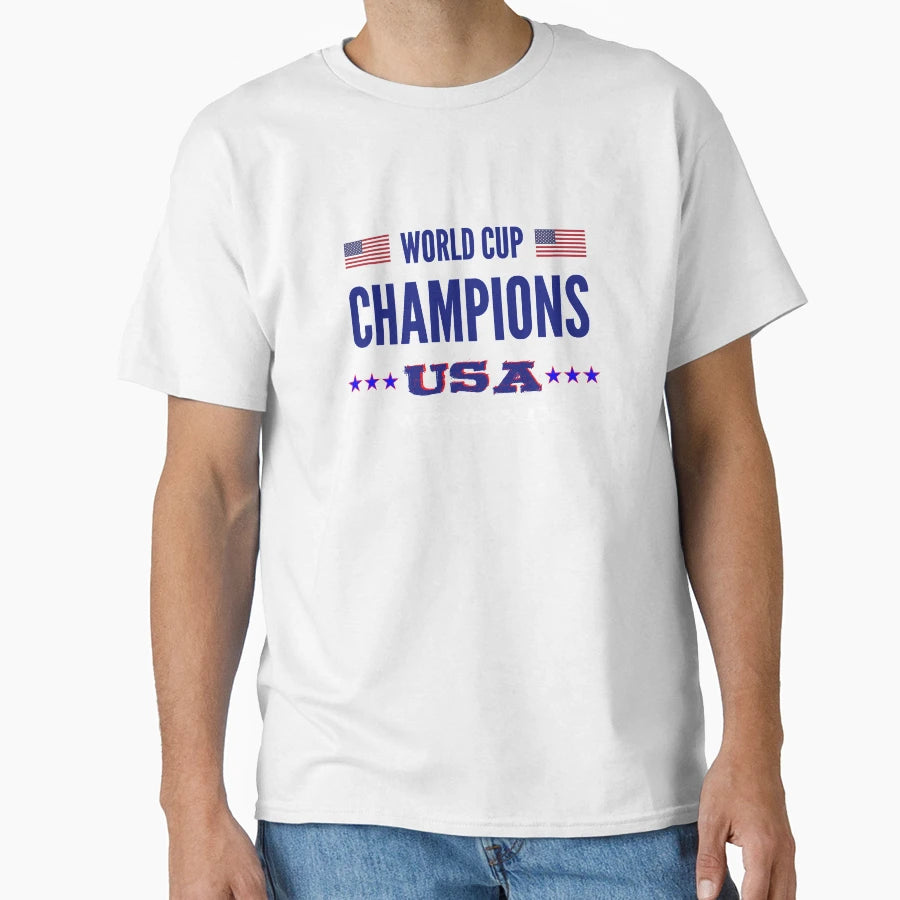 Usa Soccer France 2019 World Cup Champions T-Shirt - Trendy Graphic Unisex - T-Shirt, Sweatshirt, Hoodie