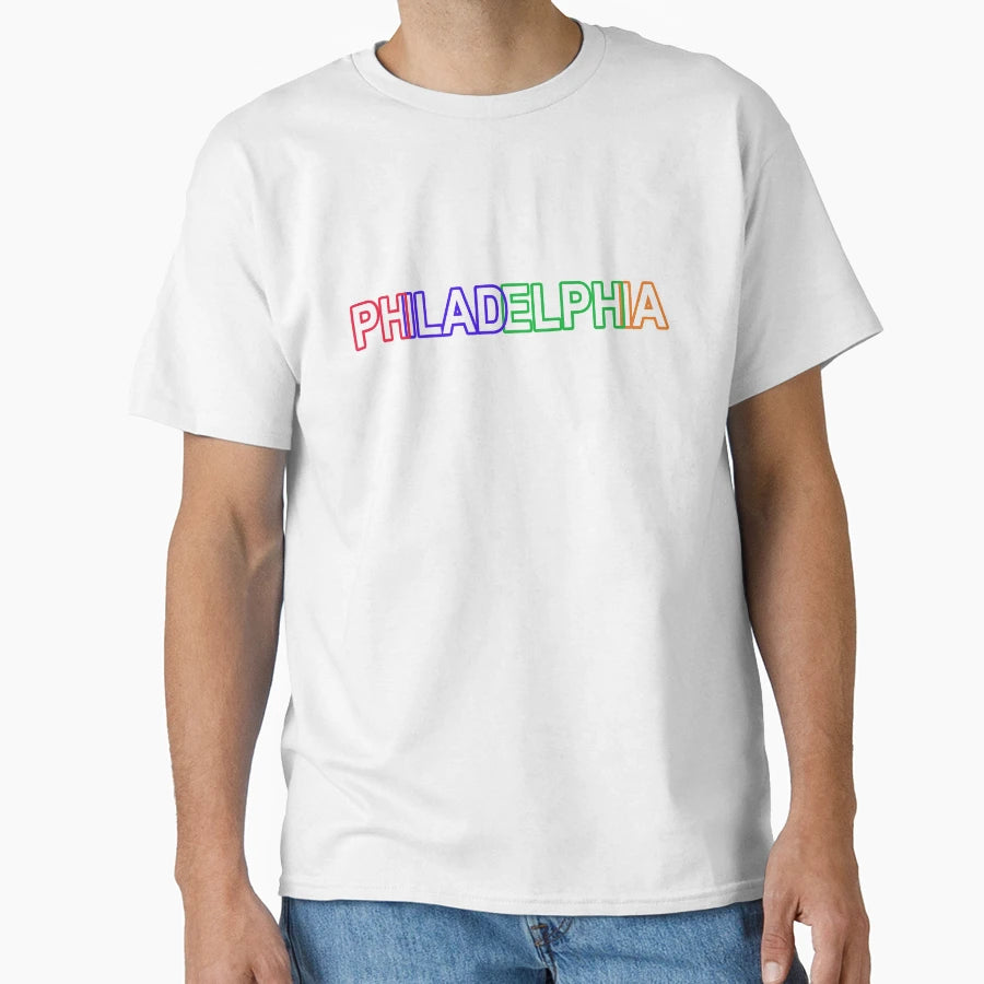 Philadelphia Neon T-Shirt - Trendy Graphic Unisex - T-Shirt, Sweatshirt, Hoodie